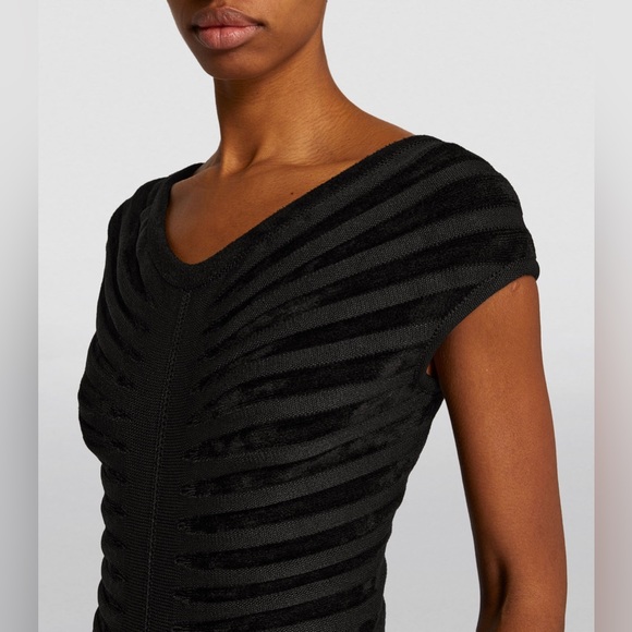 ALAÏA Off-Shoulder Minidress